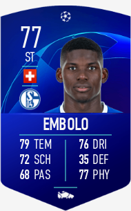 Breel Embolo - Perfil del jugador 19/20 | Transfermarkt